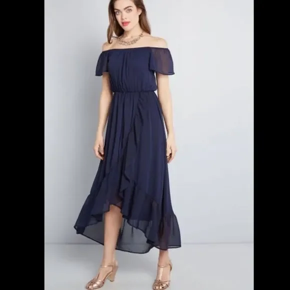 Modcloth Dresses | Modcloth Go Gracefully Midi Dress Size Xxs | Color: Blue | Size: Xxs | Laronda601's Closet Modcloth Dresses | Modcloth Go Gracefully Midi Dress Size Xxs | Color: Blue | Size: Xxs | Laronda601's Closet